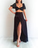 Melanie Wrap Skirt - Black