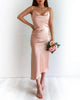 Emery Midi Dress - Pink Champagne