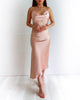 Emery Midi Dress - Pink Champagne