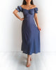 Dinah Midi Dress - Midnight Blue