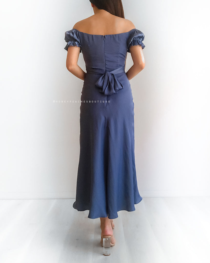 Dinah Midi Dress - Midnight Blue