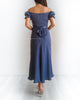 Dinah Midi Dress - Midnight Blue