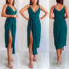 Natasha Midi Dress - Teal