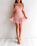 Lydia Mini Dress - Blush