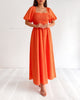 Islay Midi Dress - Orange