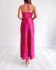 Orchid Midi Dress - Fuchsia