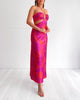 Orchid Midi Dress - Fuchsia