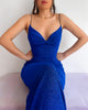 Fantasy Maxi Dress - Blue