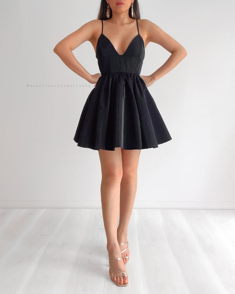 Astrid Mini Dress - Black