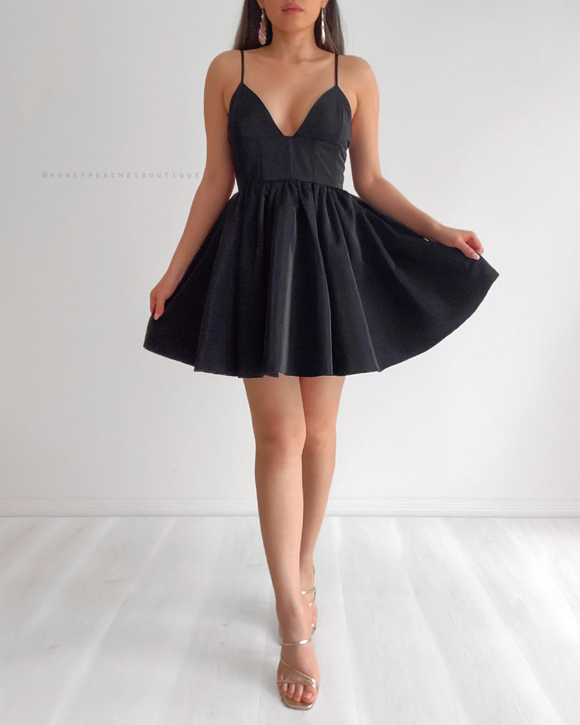 Astrid Mini Dress - Black