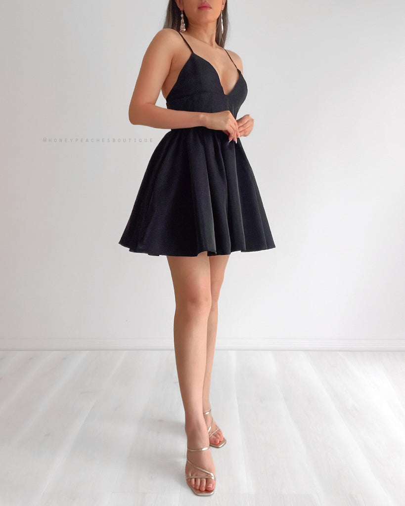 Astrid Mini Dress - Black