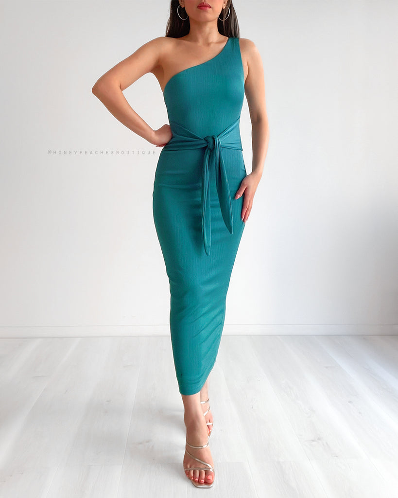 Eleanor Midi Dress - Jade