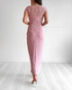 Amelia Midi Dress - Blush