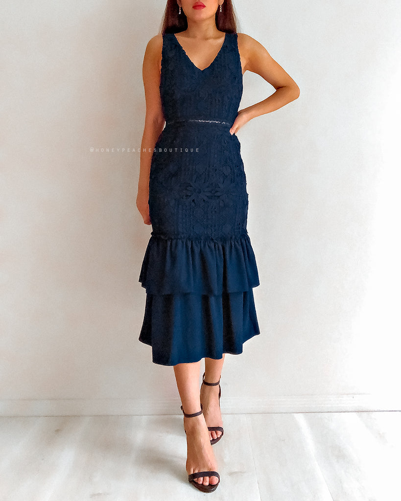 Izzy Dress - Navy