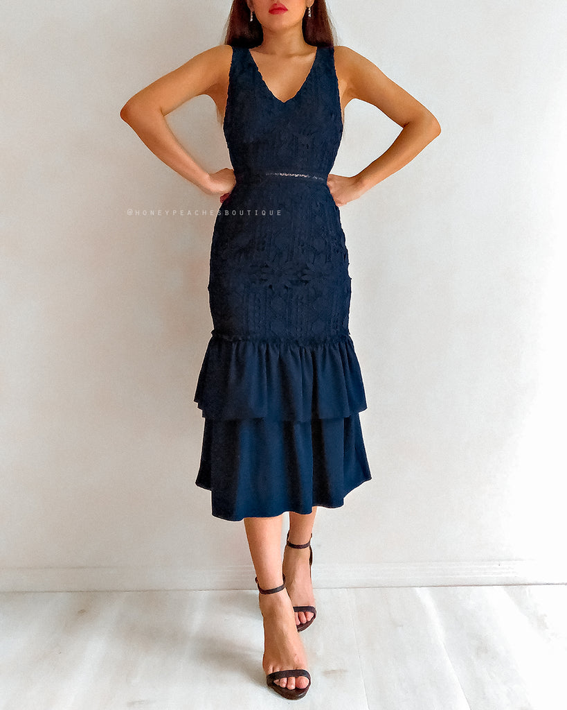 Izzy Dress - Navy