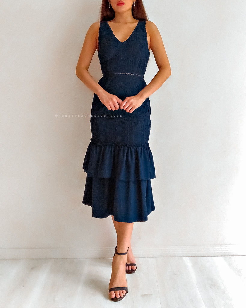 Izzy Dress - Navy