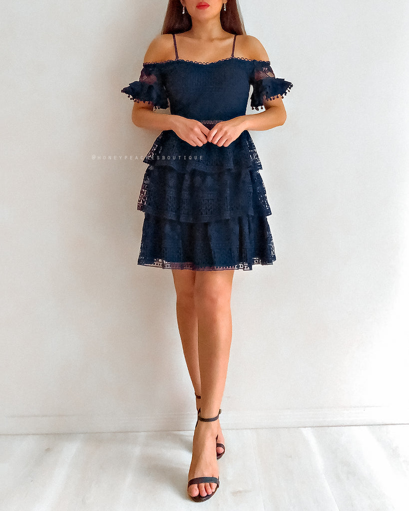 Melinda Dress - Navy