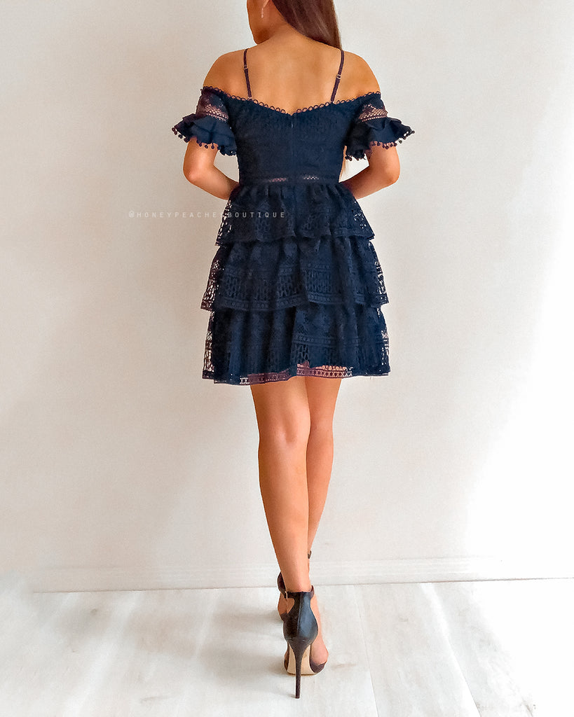 Melinda Dress - Navy