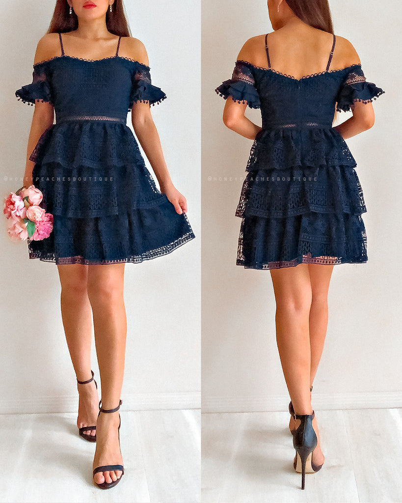 Melinda Dress - Navy