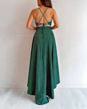 This Love Is Forever Dress - Emerald Green