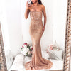 Is This Love Sequin Maxi Dress - Rose Gold