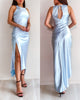 Yara Midi Dress - Baby Blue