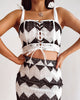 Antoinette Lace Top - Black/White