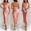 Bridesmaid Fabric Swatch - Luxe Satin - Dusty Pink