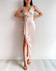 Goddess Midi Dress - Champagne