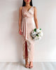 Goddess Midi Dress - Champagne