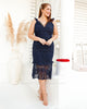 Cordelia Dress - Navy