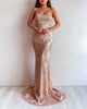 Is This Love Sequin Maxi Dress - Rose Gold