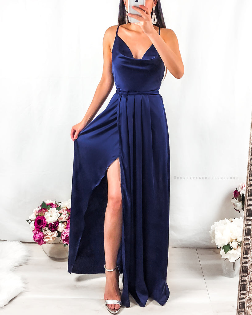 Samira Maxi Dress 2.0 - Navy