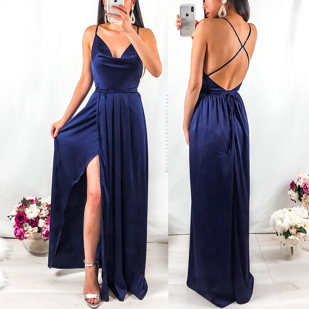 Samira Maxi Dress 2.0 - Navy