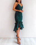 Abby Dress - Emerald Green