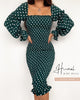 Hannah Midi Dress - Green