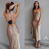 Charis Slip Dress - Taupe
