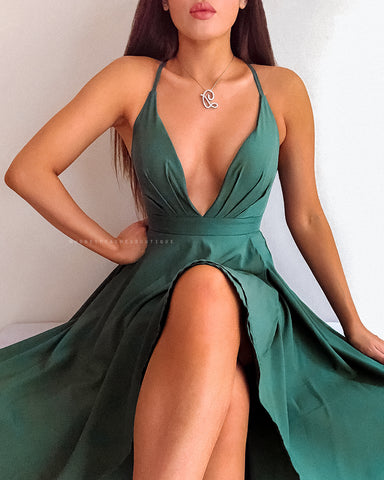Rosalia Mini Dress - Aqua