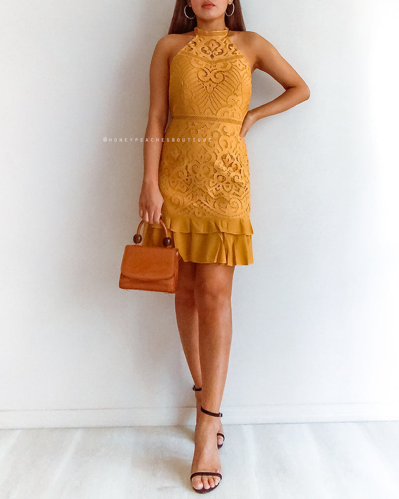 Mika Dress - Mustard