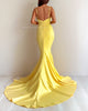 Akila Gown by Jadore - Yellow