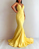 Akila Gown by Jadore - Yellow