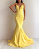 Akila Gown by Jadore - Yellow