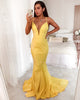 Akila Gown by Jadore - Yellow