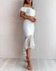 Serena Dress - White