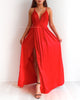 Star Of The Show Maxi Dress - Red