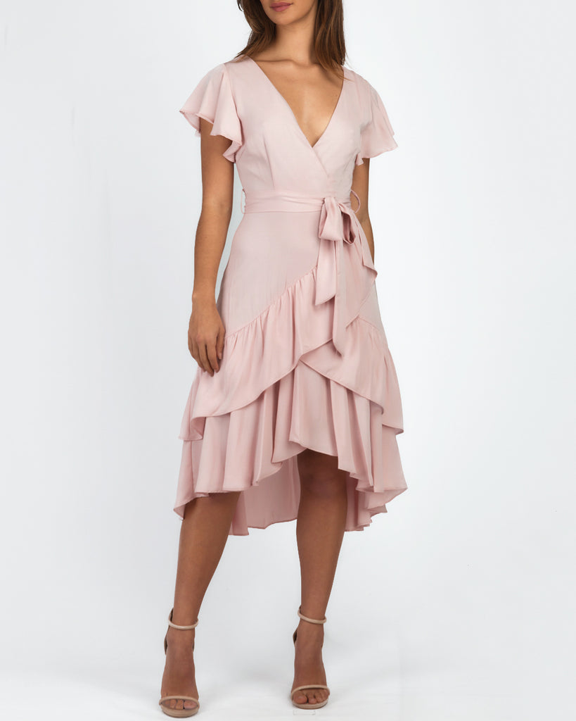 Grace Midi Dress - Blush