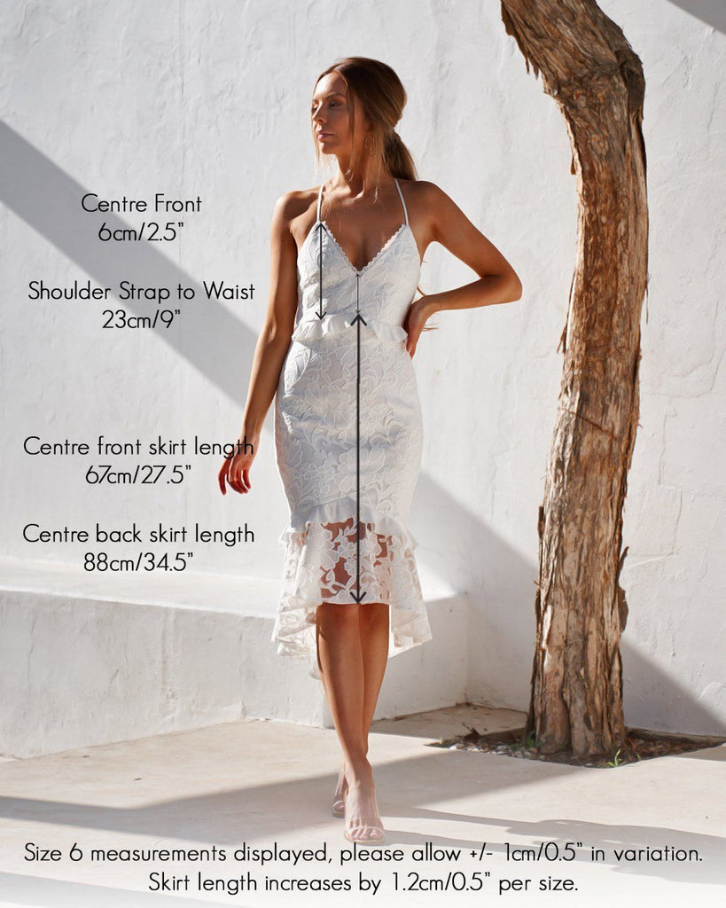 Abby Dress - White