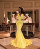 Akila Gown by Jadore - Yellow