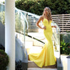 Akila Gown by Jadore - Yellow