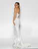 Allegra Strapless Sequin Gown by Jadore - Ivory/Nude